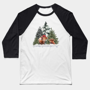 Merry Moo-mas Baseball T-Shirt